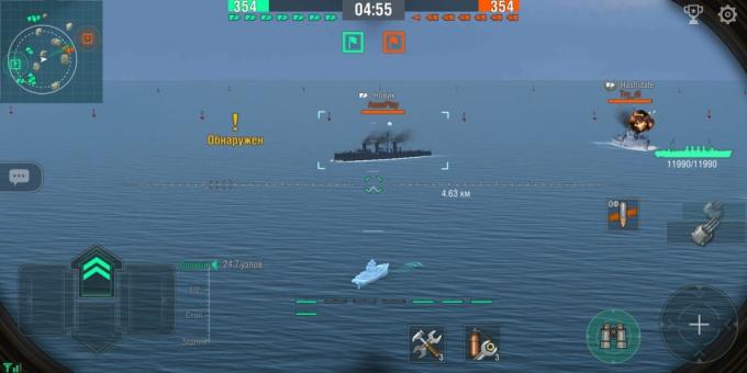 World of sõjalaevad Blitz: lahing