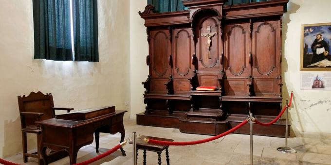 Inkvisitsioon keskajal: Tribunal inkvisitooria palees Vittoriorosas, Maltal