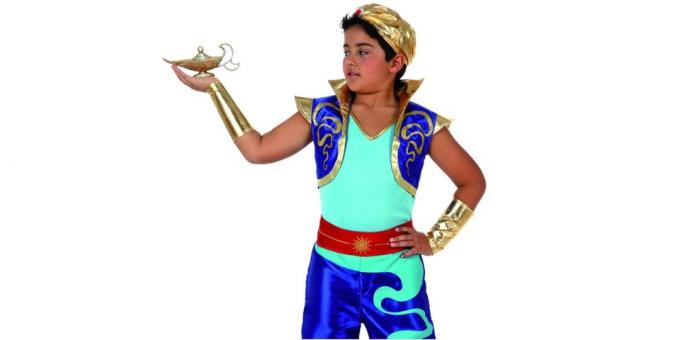 New Year kostüümid lastele: Aladdin