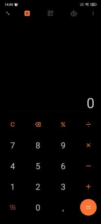 MIUI 12: kalkulaator