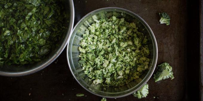 kotletid brokoli: brokkoli ja spinat