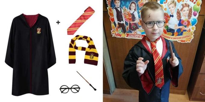 New Year kostüümid lastele: Harry Potter