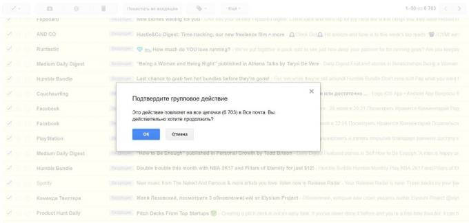 Kuidas kustutada kõik Gmaili e-kirjad