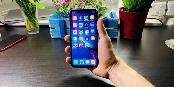 Ülevaade iPhone XR: olukord käes