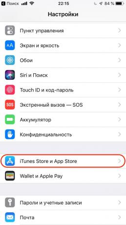Seadistamine Apple iPhone: lülitada kohaldamise taotluste hindamise