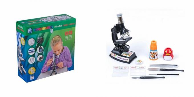 Mida kinkida tüdrukule sünnipäevaks 7 aastat: mikroskoop