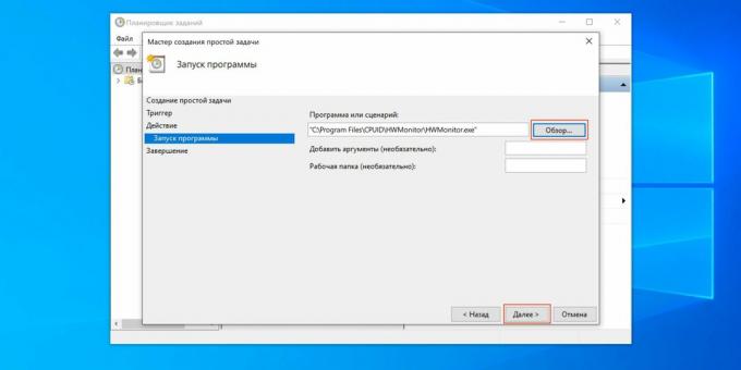 Programmi lisamine Windows 10 käivitamisel: määrake exe-faili tee