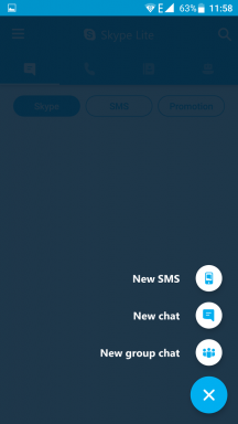 Skype Lite - universaalne programm dialoogi Android