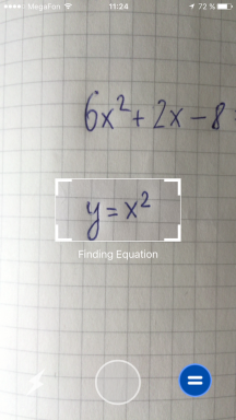 Mathpix iOS tunnistab käsitsi kirjutatud näiteid, ehitab graafikuid ja lahendab võrrandeid