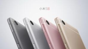 Xiaomi avalikustas lipulaev nutitelefoni Mi5S ja Mi5S Plus