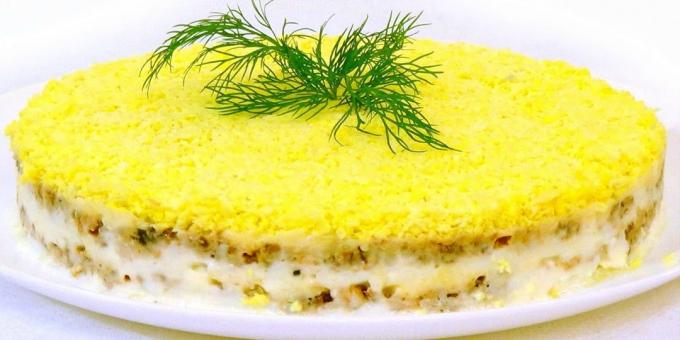 Nõukogude retseptid: salat "Mimosa"