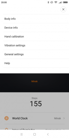 Xiaomi Mijia Smartwatch: Seaded