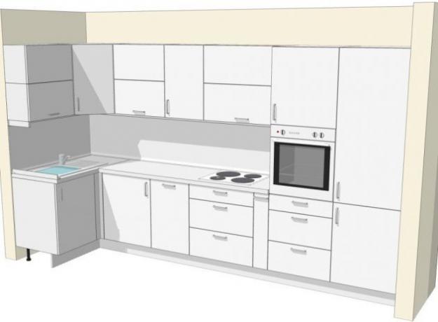 Kuidas valida köök komplekt: L-kujuline köök