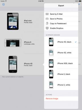 Rakendused lisada raami ekraanikuvasid iOS