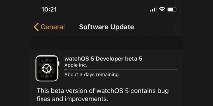 Uuenda Apple Watch: laadimise riba