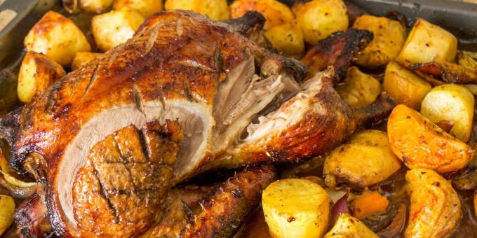 Duck ahjus Kuidas kokk part krõbeda kartuli ja kastmega retsept Jamie Oliver