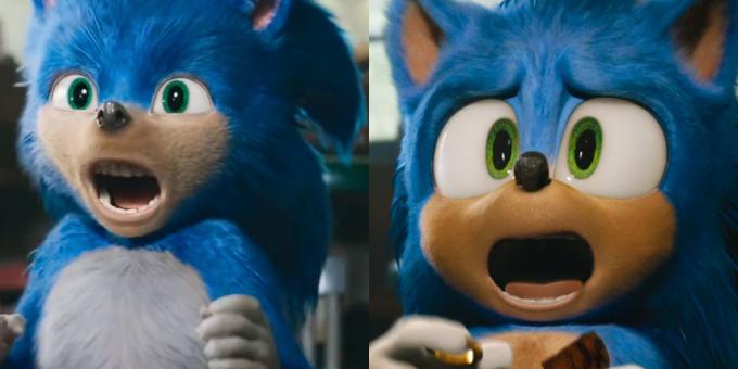 Internet võitis: seal oli uus haagisel "Sonic filmides" koos parandatud disaini peategelane