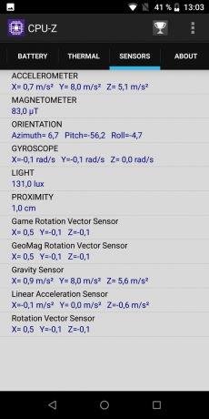 Ulefone Võimsus 5. CPU-Z