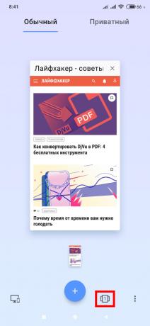 Kuidas lubada inkognito režiim Opera ja Opera mini Android-seadmetes 