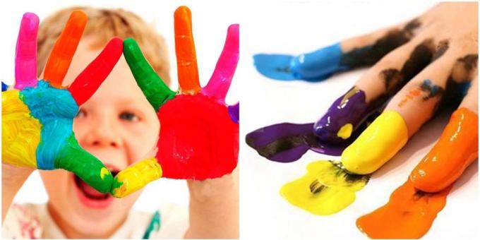 Mida lapsele anda uusaasta: Finger värvi 