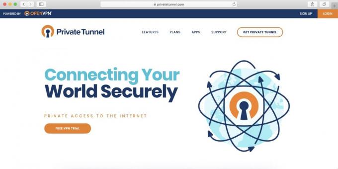 Best Tasuta VPN PC, Androidi ja iPhone'i - Private Tunnel
